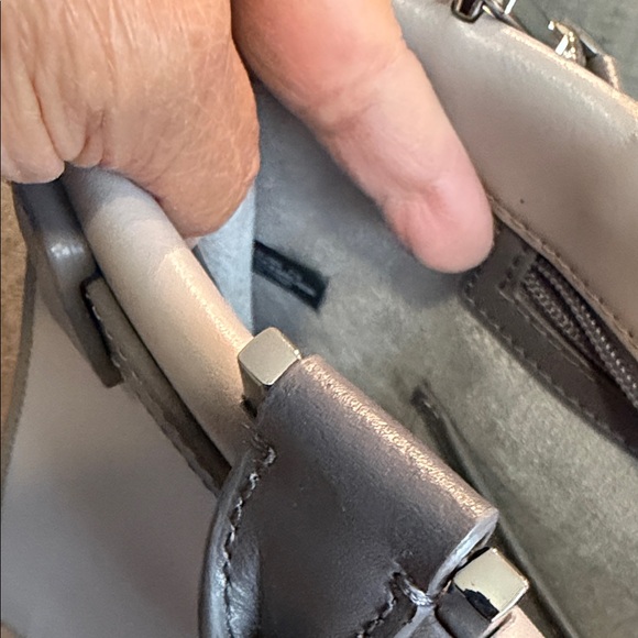 Michael Kors Tatiana Medium Leather Satchel 12.5”x9”x5”Preloved - Picture 15 of 17